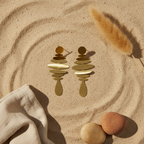 Pendientes Gloria flat lay