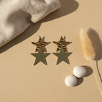 Pendientes Hollywood flat lay boho