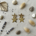 Pendientes Hollywood flat lay
