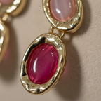 Pendientes Kaila macro engarzado