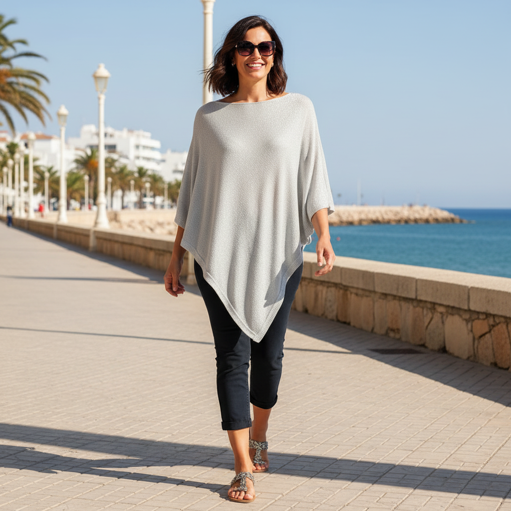 Poncho Bayan sobre modelo