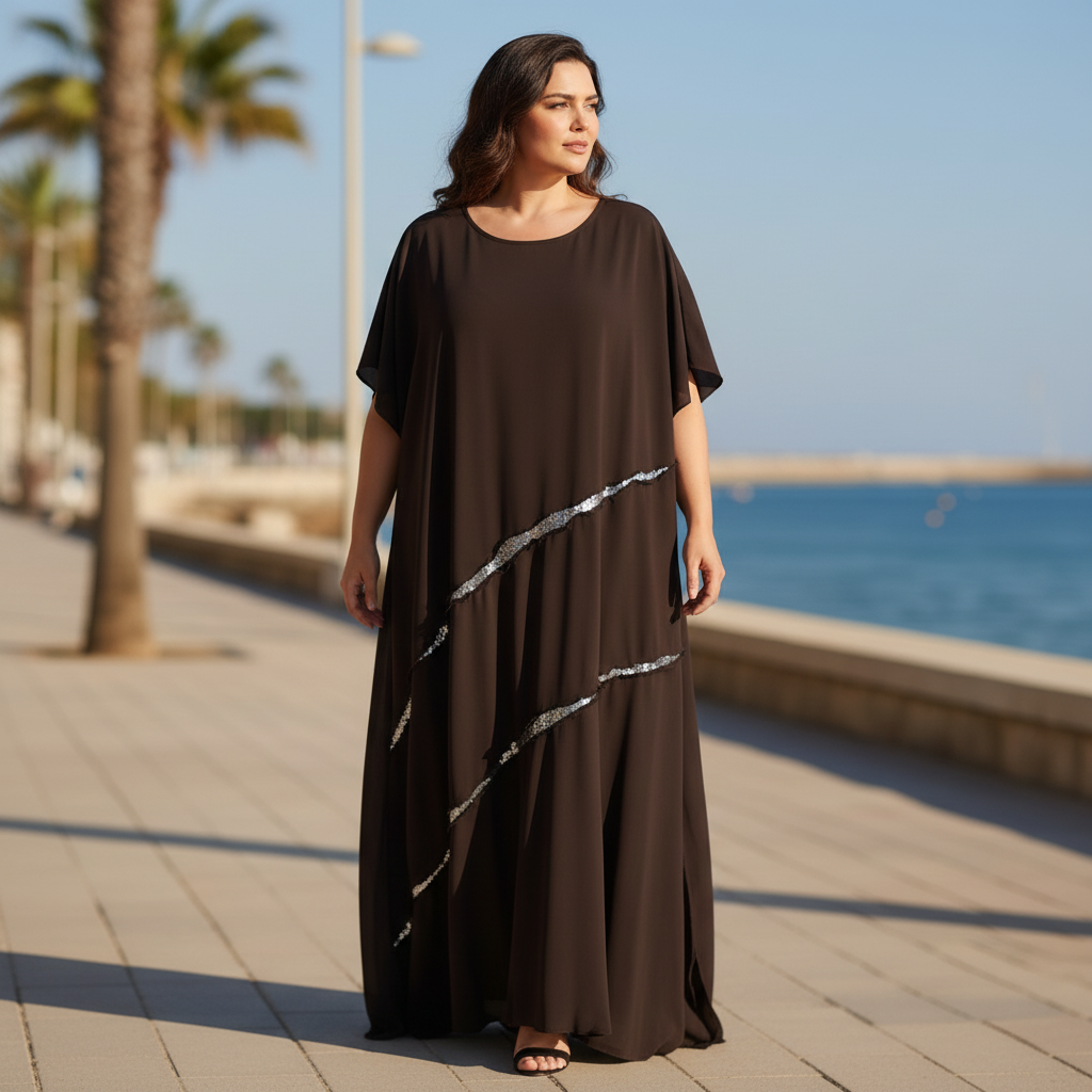 Vestido Largo Nápoles - Lentejuelas finas