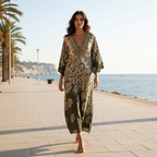 Vestido Largo Olivenza en modelo